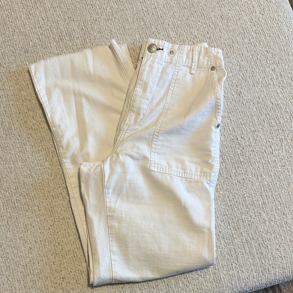 Rag and bone white cargo pants